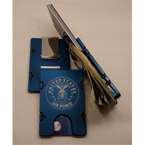 Helm Helm U.S. Air Force RFID Protected Aluminum Wallet & Credit Card